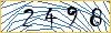 Type the numbers that you see in the picture