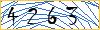Type the numbers that you see in the picture