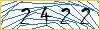 Type the numbers that you see in the picture
