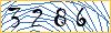 Type the numbers that you see in the picture