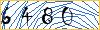 Type the numbers that you see in the picture
