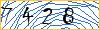 Type the numbers that you see in the picture