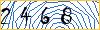 Type the numbers that you see in the picture