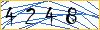 Type the numbers that you see in the picture