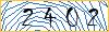 Type the numbers that you see in the picture
