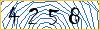 Type the numbers that you see in the picture
