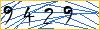 Type the numbers that you see in the picture