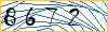 Type the numbers that you see in the picture