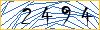 Type the numbers that you see in the picture