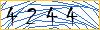 Type the numbers that you see in the picture