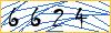 Type the numbers that you see in the picture