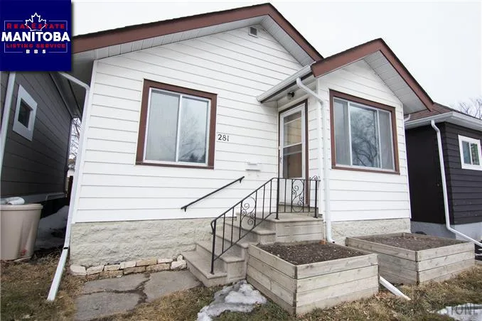 2 Bed House for Sale at 281 Winterton Ave, Winnipeg, MB - MLS® #1806281