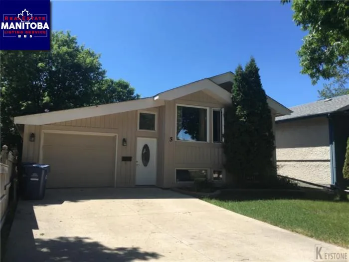 3 Bed House for Sale at 3 Briar Del Pl, Winnipeg, MB - MLS® #1816340