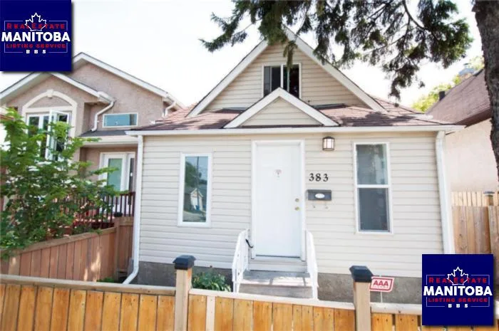 2 Bed House for Sale at 383 Andrews St, Winnipeg, MB - MLS® #1823908