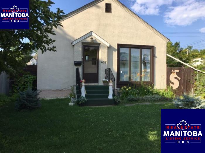 658 Selkirk Ave, Winnipeg, Manitoba House Bungalow property for sale