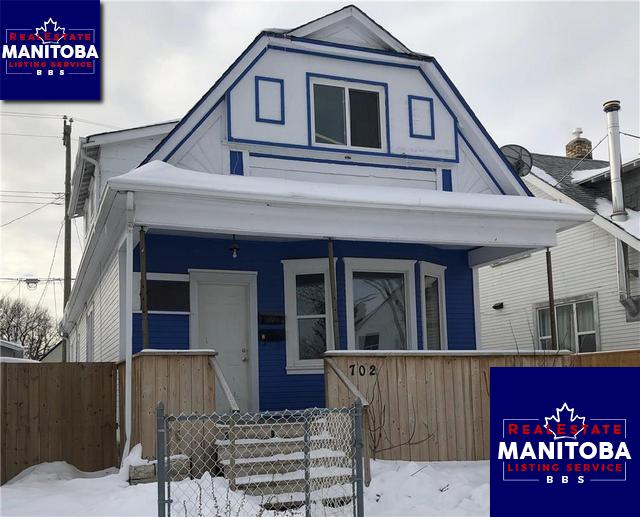 702 Burrows Ave, Winnipeg, Manitoba Duplex property for sale