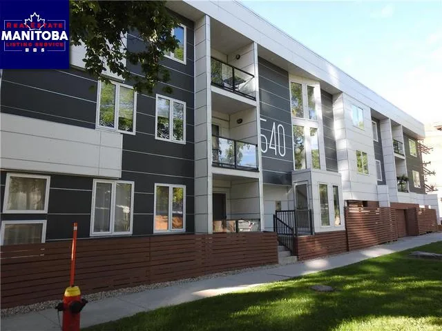 1 Bed Apartment for Sale at 2 540 Jessie Avenue, Winnipeg, MB - MLS® #202219034